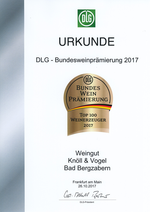 Urkunde DLG 2017